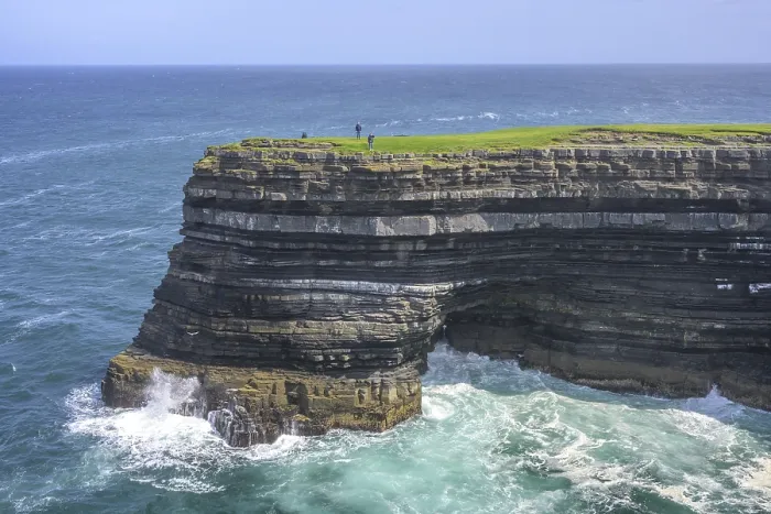 Gerahmter Druck : Klippenküste bei Downpatrick Head Gerahmter Druck : Klippenküste bei Downpatrick Head