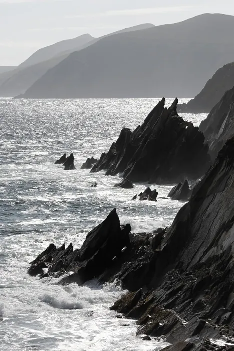 Gerahmter Druck : Felsklippen, Slea Head, Dingle-Halbinsel Gerahmter Druck : Felsklippen, Slea Head, Dingle-Halbinsel