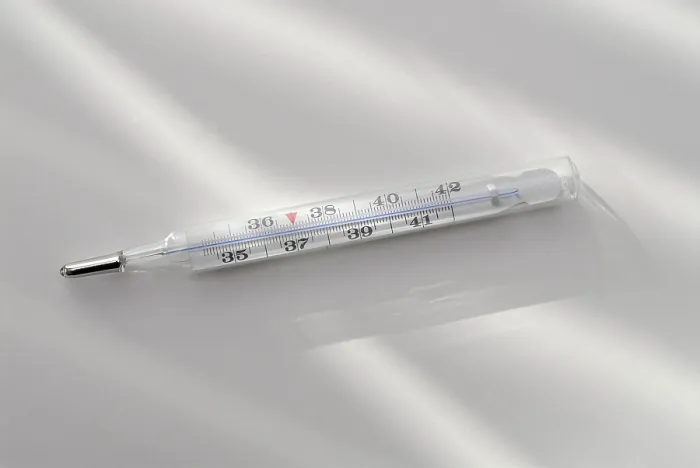 Gerahmter Druck : Klinischer Thermometer Gerahmter Druck : Klinischer Thermometer
