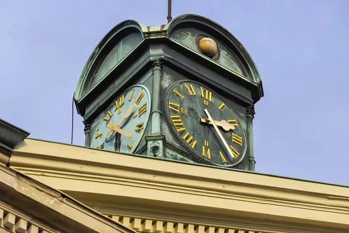 Gerahmter Druck : Uhrturm am Standesamt Gerahmter Druck : Uhrturm am Standesamt