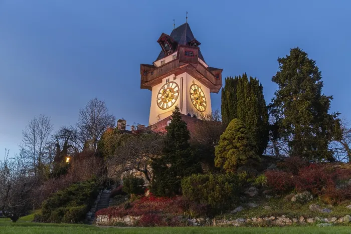 Gerahmter Druck : Uhrturm auf dem Schlossberg Gerahmter Druck : Uhrturm auf dem Schlossberg
