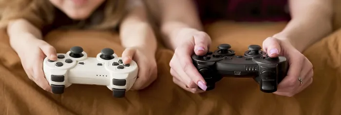 Gerahmter Druck : Nahansicht-Spiele mit Joystick. Gerahmter Druck : Nahansicht-Spiele mit Joystick.
