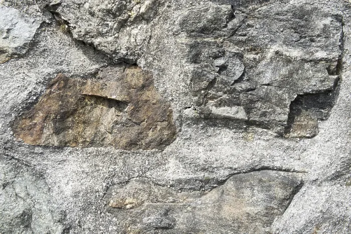 Gerahmter Druck : Ein Nahblick auf eine Steinmauer. Gerahmter Druck : Ein Nahblick auf eine Steinmauer.