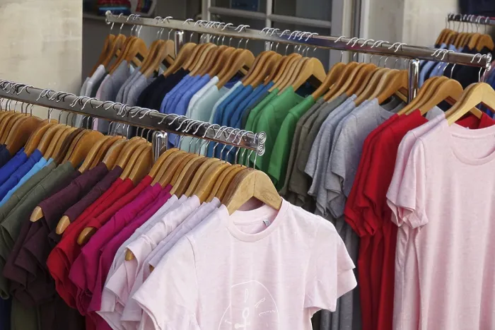Gerahmter Druck : Kleidung in einem Fein. Gerahmter Druck : Kleidung in einem Fein.