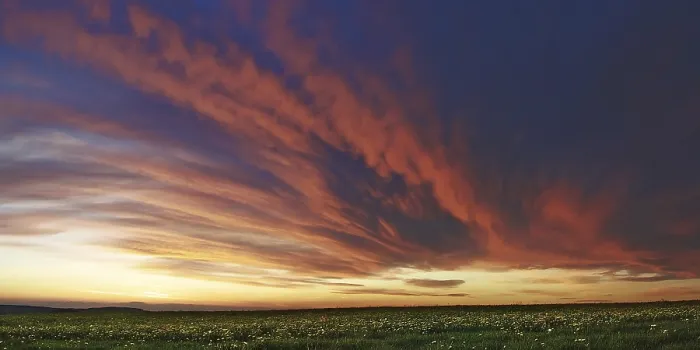 Gerahmter Druck : Wolkenfront nähert sich. Gerahmter Druck : Wolkenfront nähert sich.
