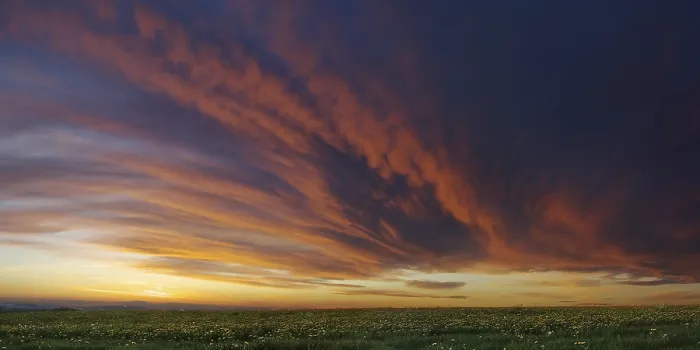 Gerahmter Druck : Wolkenfront nähert sich. Gerahmter Druck : Wolkenfront nähert sich.