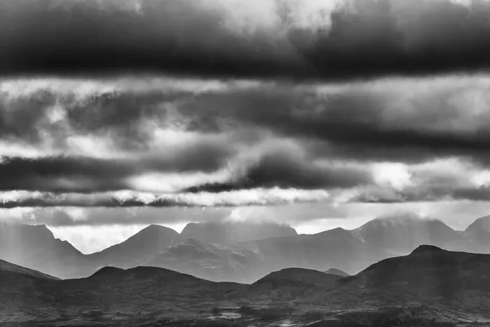 Gerahmter Druck : Wolkenatmosphäre in den Bergen. Gerahmter Druck : Wolkenatmosphäre in den Bergen.