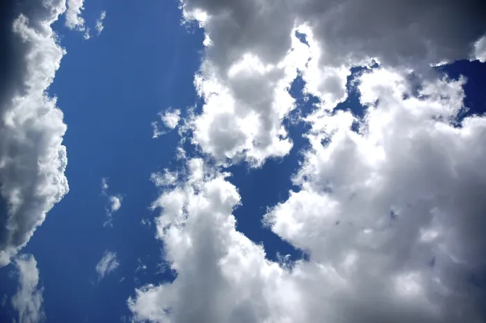 Gerahmter Druck : Clouds