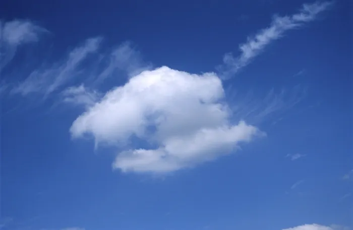 Gerahmter Druck : Wolken in einem blauen Himmel. Gerahmter Druck : Wolken in einem blauen Himmel.