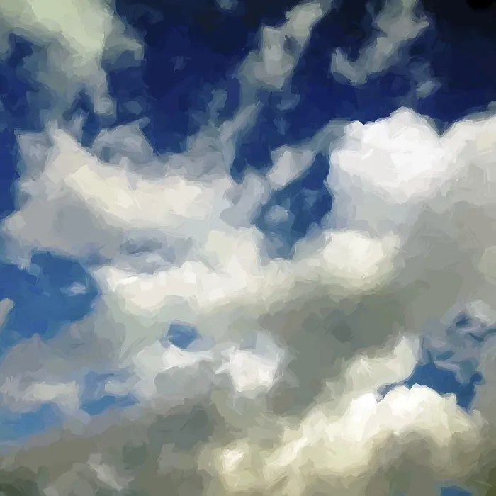 Gerahmter Druck : Himmelwolken über einem blauen Hintergrund Gerahmter Druck : Himmelwolken über einem blauen Hintergrund