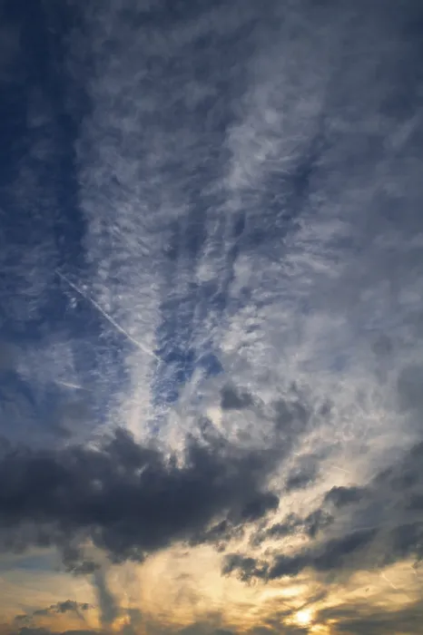 Gerahmter Druck : Wolken in der Abendhimmel. Gerahmter Druck : Wolken in der Abendhimmel.