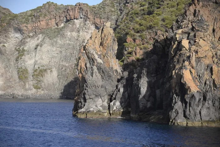 Gerahmter Druck : Küste von Vulcano Gerahmter Druck : Küste von Vulcano