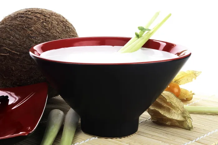 Gerahmter Druck : Kokosmilch Gerahmter Druck : Kokosmilch