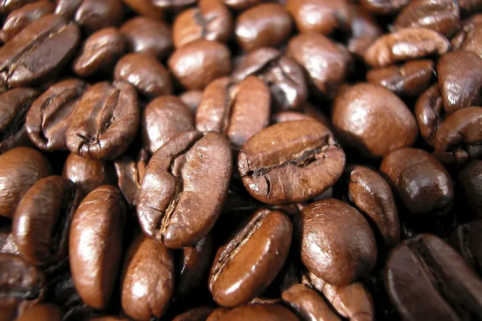 Gerahmter Druck : Kaffeebohnen Gerahmter Druck : Kaffeebohnen