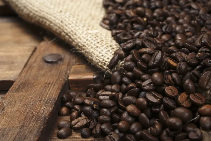 Gerahmter Druck : Kaffeebohnen Gerahmter Druck : Kaffeebohnen