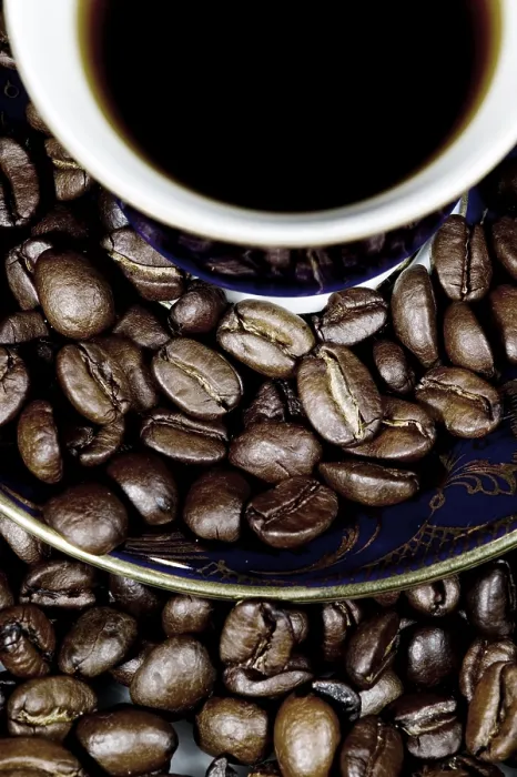 Gerahmter Druck : Kaffeebohnen Gerahmter Druck : Kaffeebohnen