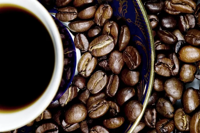 Gerahmter Druck : Kaffeebohnen Gerahmter Druck : Kaffeebohnen