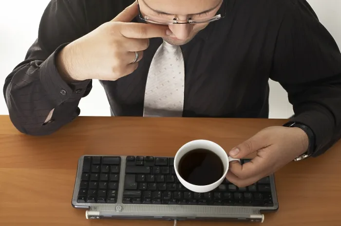 Gerahmter Druck : Kaffeepause Gerahmter Druck : Kaffeepause