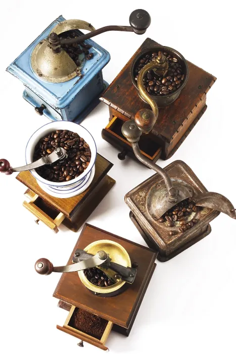 Gerahmter Druck : Kaffee-Mühlen Gerahmter Druck : Kaffee-Mühlen