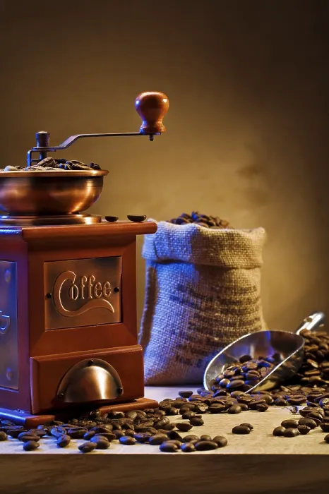Gerahmter Druck : Kaffeeartikel