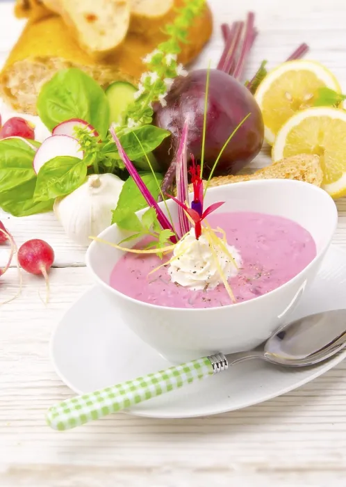 Gerahmter Druck : Kalter Beetsalat Gerahmter Druck : Kalter Beetsalat