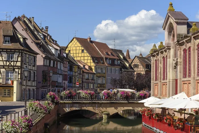 Gerahmter Druck : Colmar, ein kleiner Bezirk von Venedig. Gerahmter Druck : Colmar, ein kleiner Bezirk von Venedig.