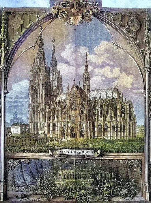 Gerahmter Druck : Die Kölner Dom, Köln Gerahmter Druck : Die Kölner Dom, Köln