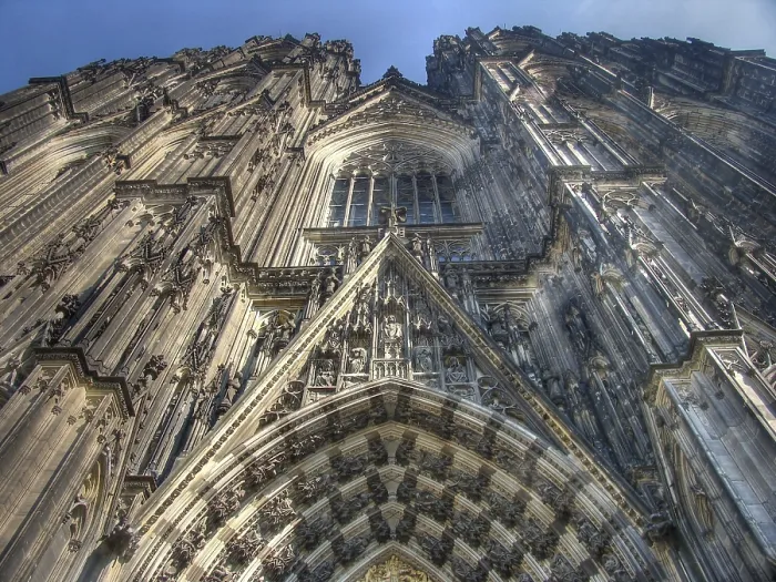 Gerahmter Druck : Kölner Dom Hauptfassade Gerahmter Druck : Kölner Dom Hauptfassade