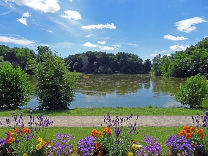 Gerahmter Druck : Köln, Decksteiner Weiher Gerahmter Druck : Köln, Decksteiner Weiher