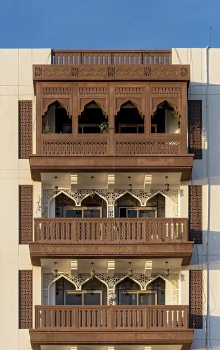 Gerahmter Druck : Kolonialarchitektur, Muttrah Corniche Gerahmter Druck : Kolonialarchitektur, Muttrah Corniche