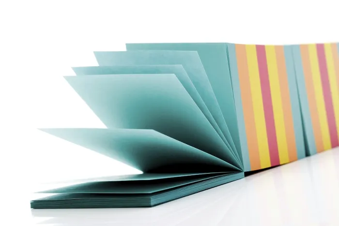 Gerahmter Druck : Farbnotizblocke Gerahmter Druck : Farbnotizblocke