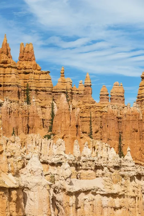 Gerahmter Druck : Farbige Felsformationen, Hoodoos.