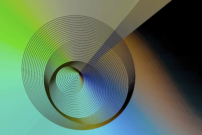 Gerahmter Druck : Farbige spiralige Linien Hintergrundmuster Gerahmter Druck : Farbige spiralige Linien Hintergrundmuster