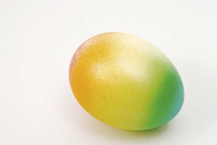 Gerahmter Druck : Farbiger Osterei. Gerahmter Druck : Farbiger Osterei.