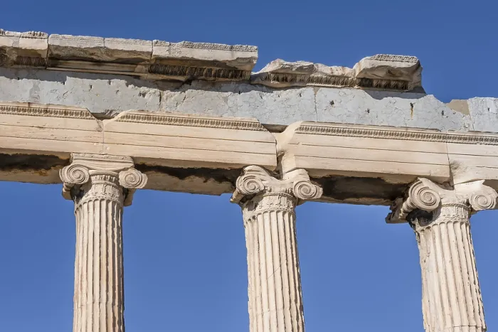Gerahmter Druck : Säulen des Erechtheion-Tempels Gerahmter Druck : Säulen des Erechtheion-Tempels