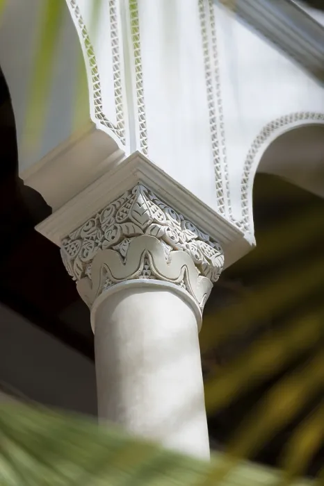 Gerahmter Druck : Säulen im Riad, Säule, traditionell. Gerahmter Druck : Säulen im Riad, Säule, traditionell.
