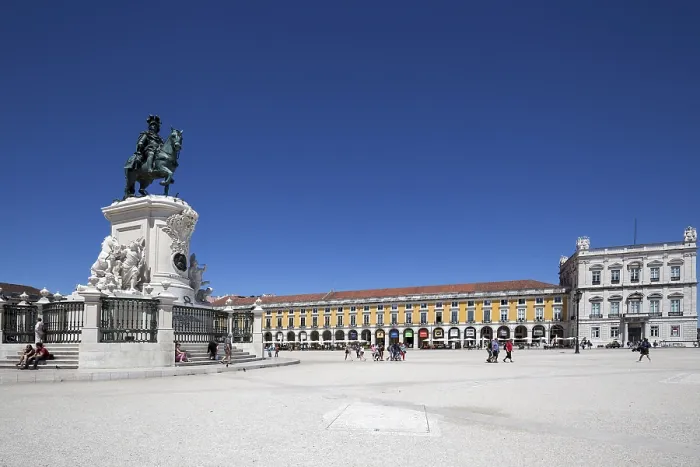 Gerahmter Druck : Handelsplatz, Praca do Comercio Gerahmter Druck : Handelsplatz, Praca do Comercio