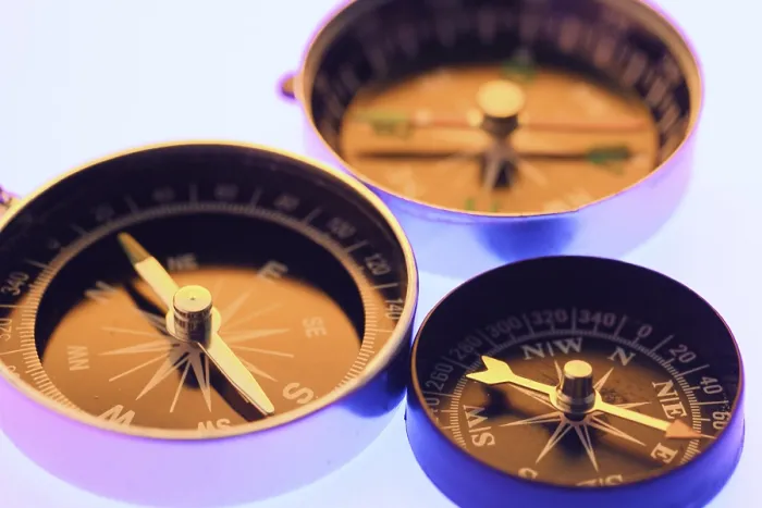 Gerahmter Druck : Compass Gerahmter Druck : Compass