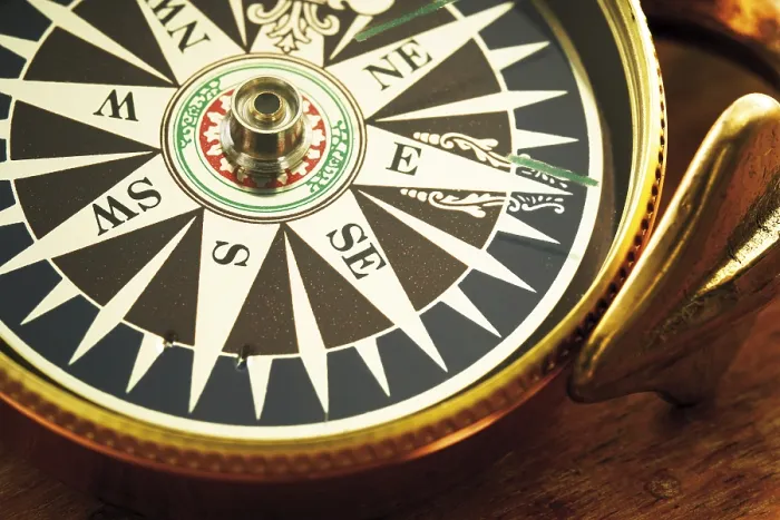 Gerahmter Druck : Compass Gerahmter Druck : Compass