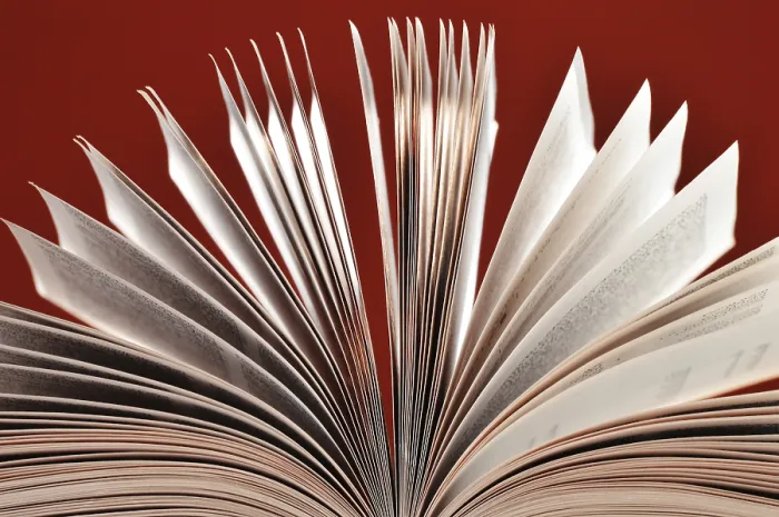 Gerahmter Druck : Komposition mit Buch auf dem Tisch. Gerahmter Druck : Komposition mit Buch auf dem Tisch.