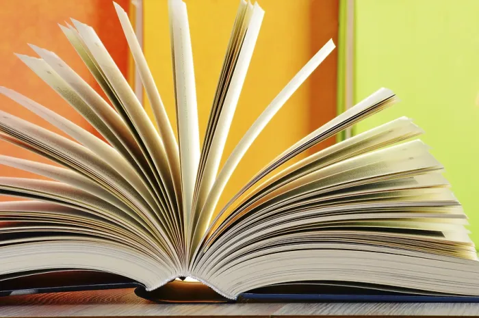 Gerahmter Druck : Bildkomposition mit Hardcoverbüchern in der Bibliothek. Gerahmter Druck : Bildkomposition mit Hardcoverbüchern in der Bibliothek.