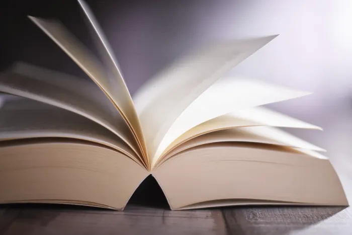 Gerahmter Druck : Komposition mit offener Buch auf dem Tisch. Gerahmter Druck : Komposition mit offener Buch auf dem Tisch.