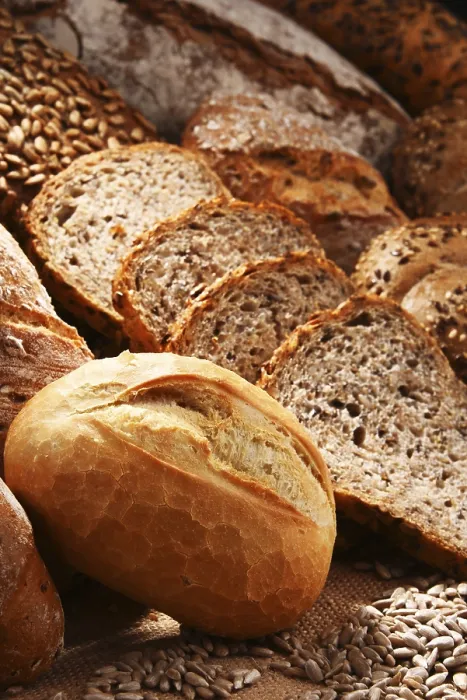Gerahmter Druck : Zusammensetzung mit Vielfalt an Backwaren. Gerahmter Druck : Zusammensetzung mit Vielfalt an Backwaren.