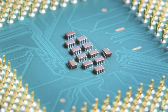 Gerahmter Druck : Rechnerchip CPU, Nahansicht, Computer-Technologie Gerahmter Druck : Rechnerchip CPU, Nahansicht, Computer-Technologie