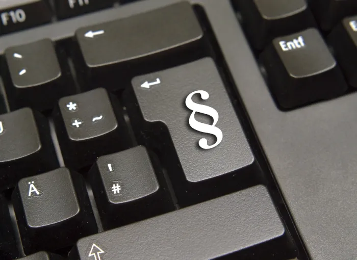 Gerahmter Druck : Computer-Tastatur