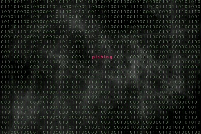 Gerahmter Druck : Computermatrix mit dem Wort Phishing, Deutschland Gerahmter Druck : Computermatrix mit dem Wort Phishing, Deutschland