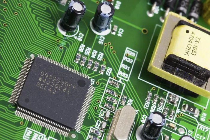 Gerahmter Druck : Computer-Motherboard im Detail Gerahmter Druck : Computer-Motherboard im Detail