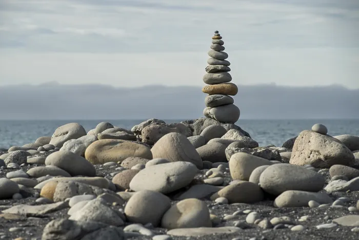 Gerahmter Druck : Konzept der Balance und Harmonie Gerahmter Druck : Konzept der Balance und Harmonie
