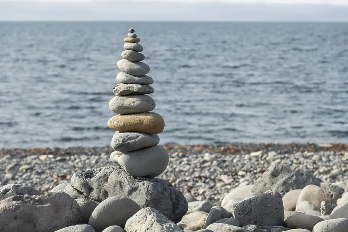 Gerahmter Druck : Konzept der Balance und Harmonie Gerahmter Druck : Konzept der Balance und Harmonie