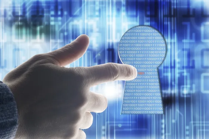 Gerahmter Druck : Konzept zur Kryptanalyse eines Passworts oder Softwarecodes.